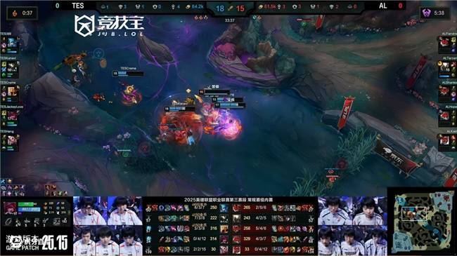 LOL-LPL：TES三局力克AL