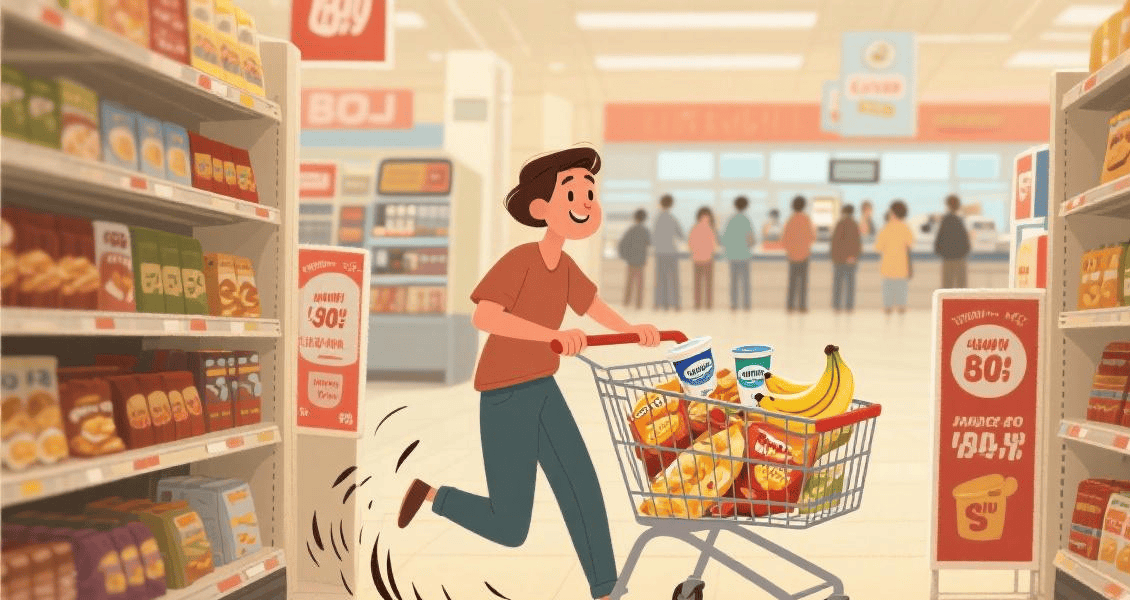 搞笑瞬间：超市的购物趣闻